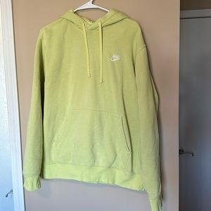 NIKE lime green hoodie